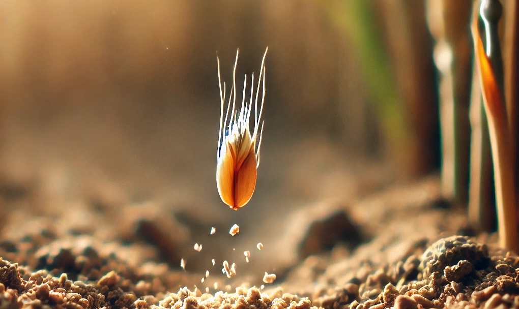 The grain of wheat that falls